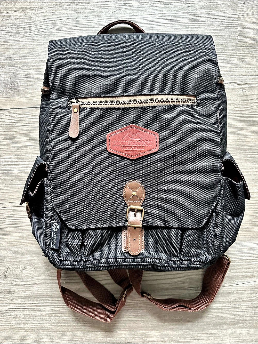 Legacy Picnic Hiking Wine Backpack in Black & Brown